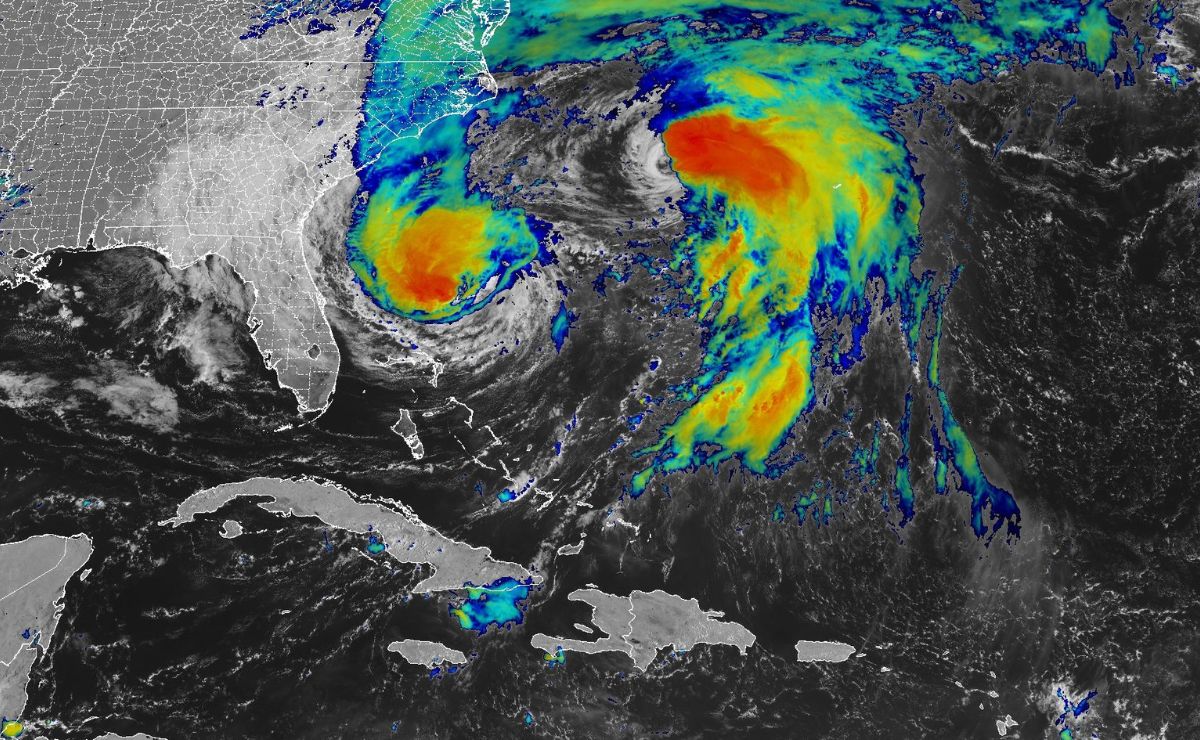 Huracanes ‘Imelda’ y ‘Humberto’ crearían el efecto Fujiwhara, ¿hay peligro para México?