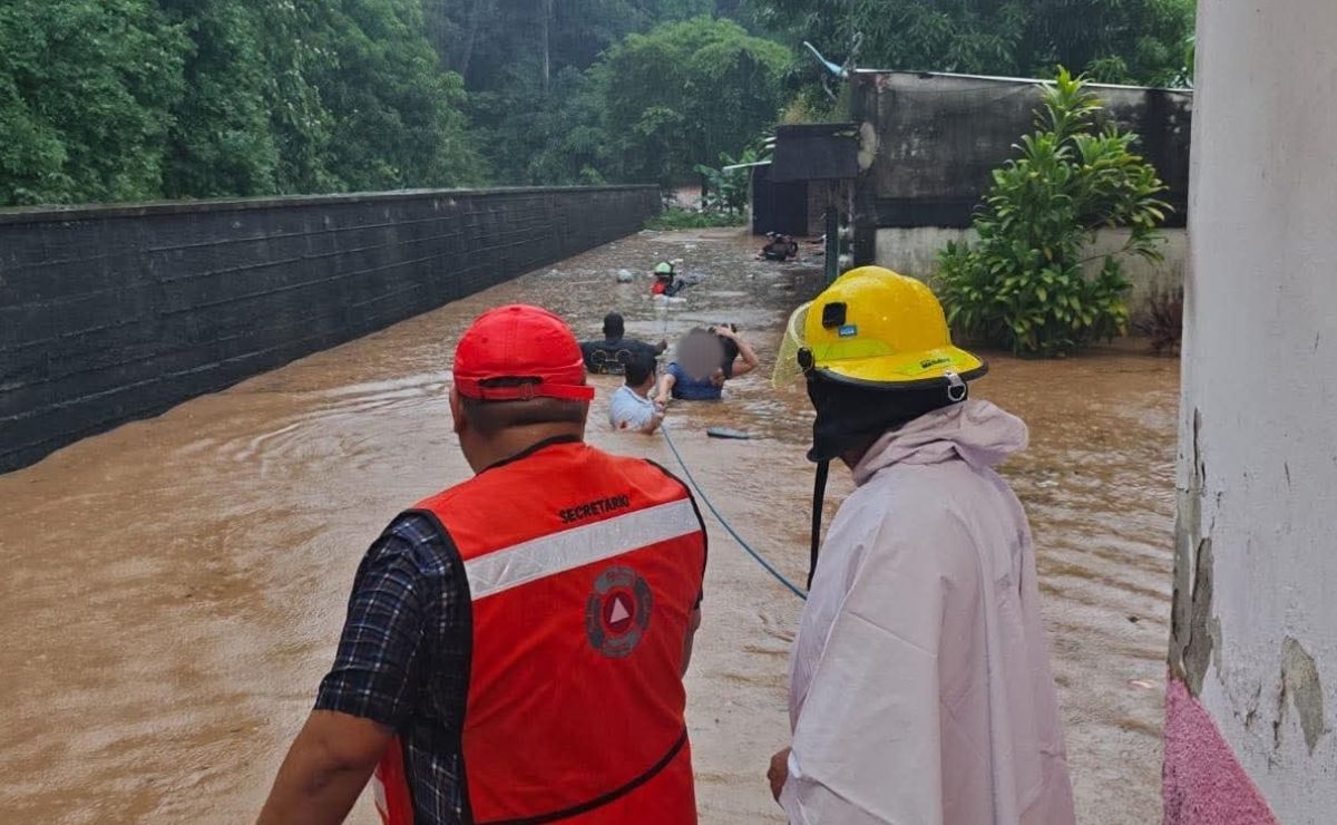 Lluvias en Chiapas provocan la muerte de niña de 9 años