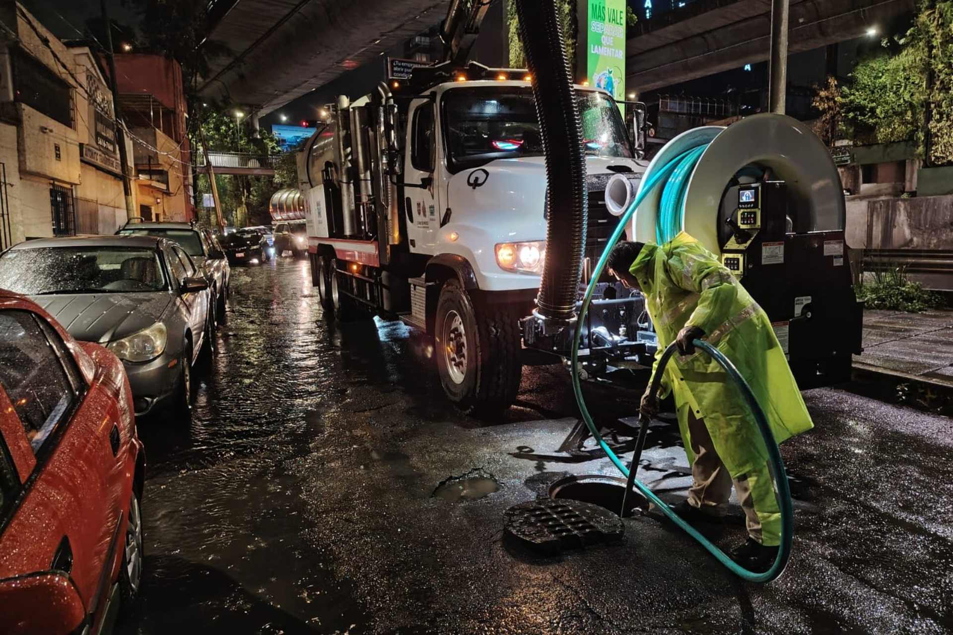 Estas fueron las afectaciones por las fuertes lluvias en la CDMX