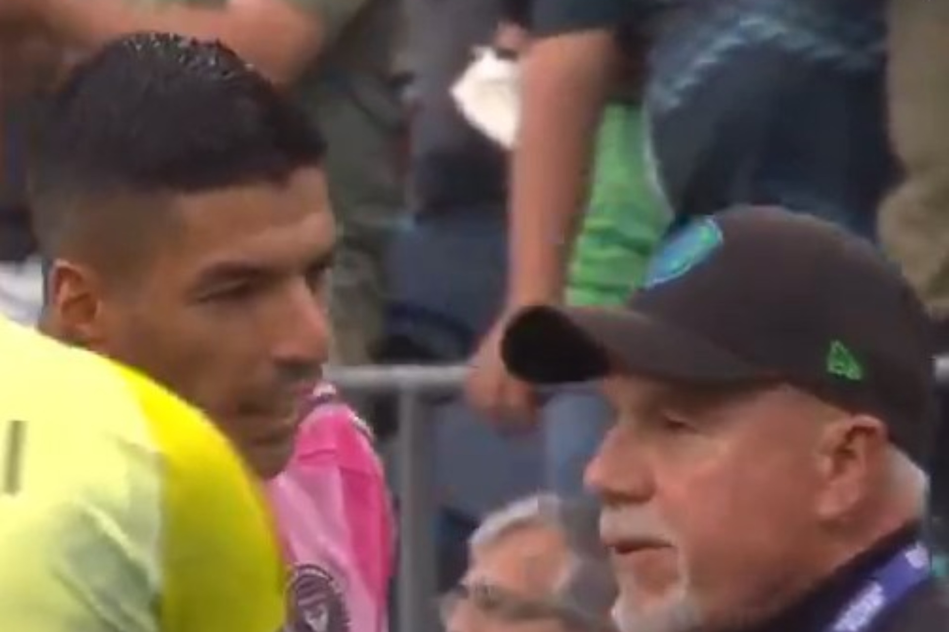 Video: Luis Suárez escupe a un miembro del cuerpo técnico del Seattle Sounders en la final de Leagues Cup