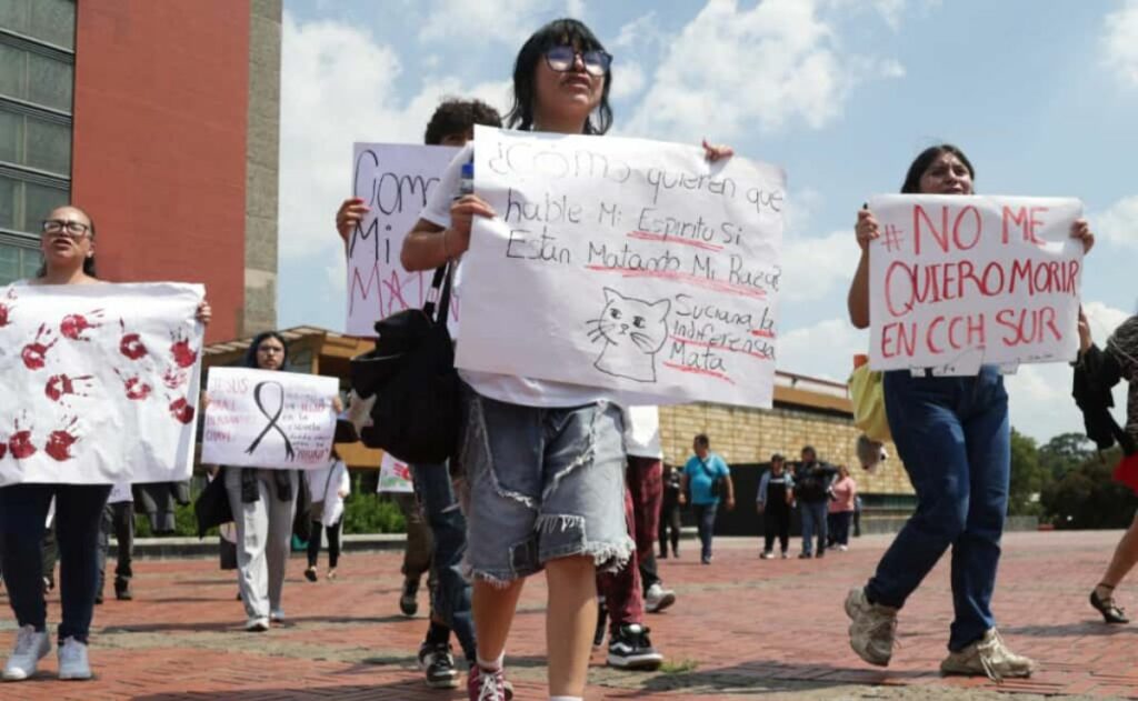 Estudiantes del CCH Sur volverán a marchar en CDMX; se esperan otras 9 movilizaciones