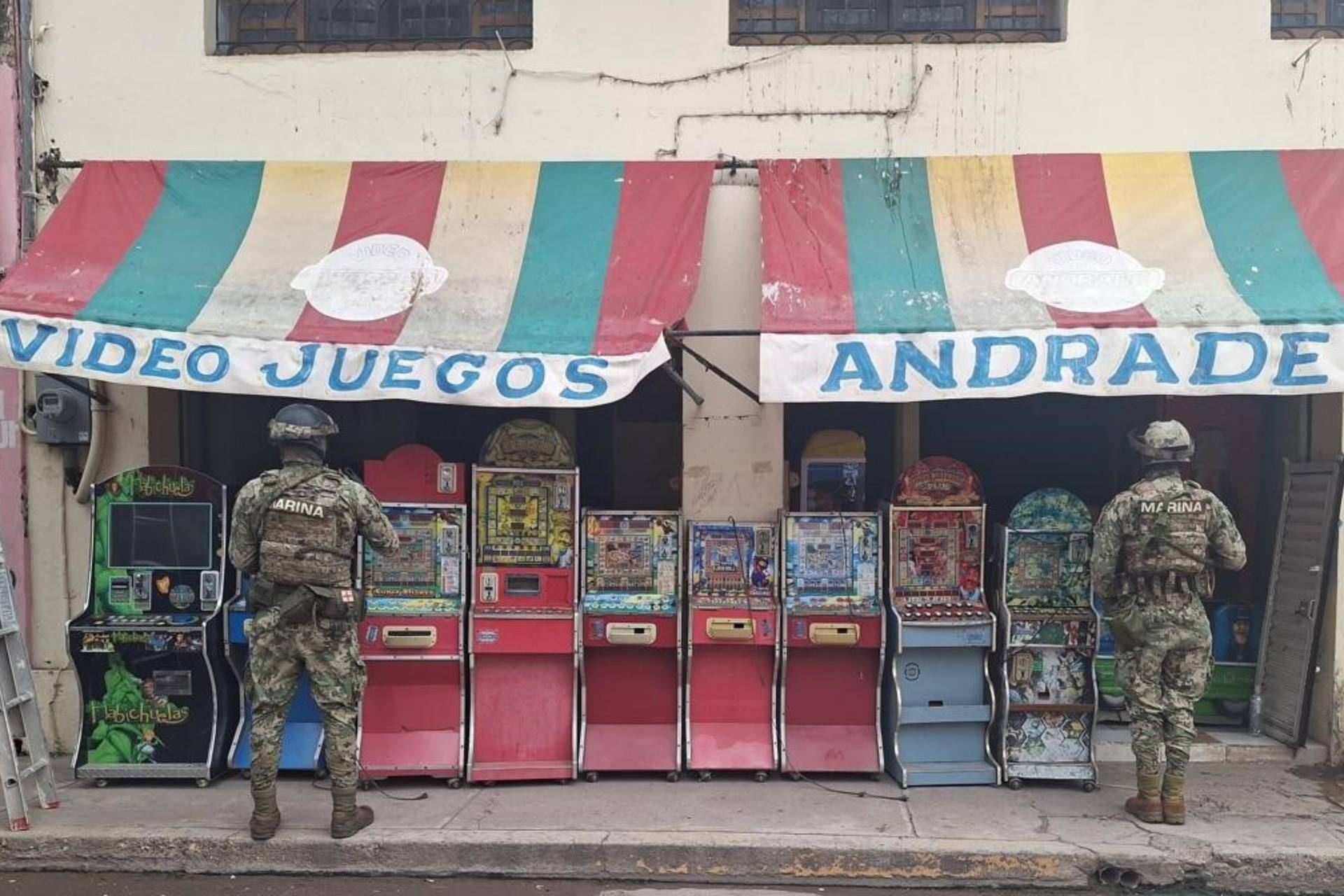 Marina asegura 25 máquinas tragamonedas en Nayarit Marina asegura 25 máquinas tragamonedas en Nayarit