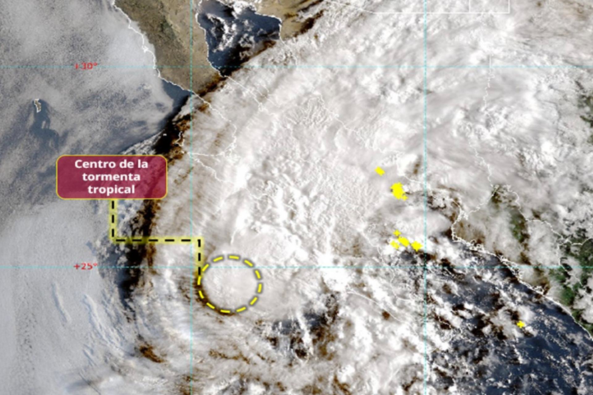 “Lorena” se degrada a tormenta tropical, pero seguirán las lluvias fuertes