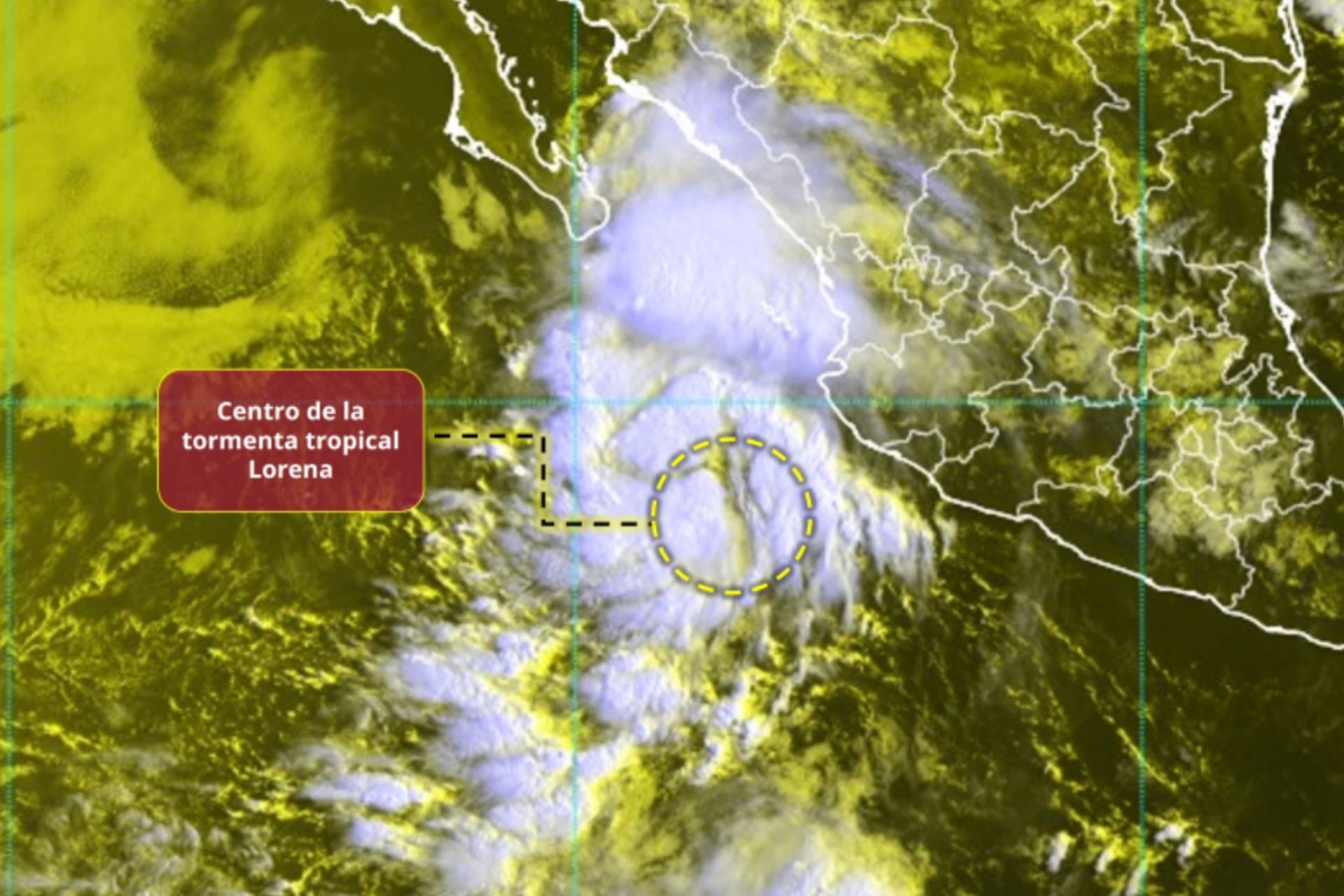 Se forma la tormenta tropical “Lorena”, ¿qué estados tendrán fuertes lluvias?