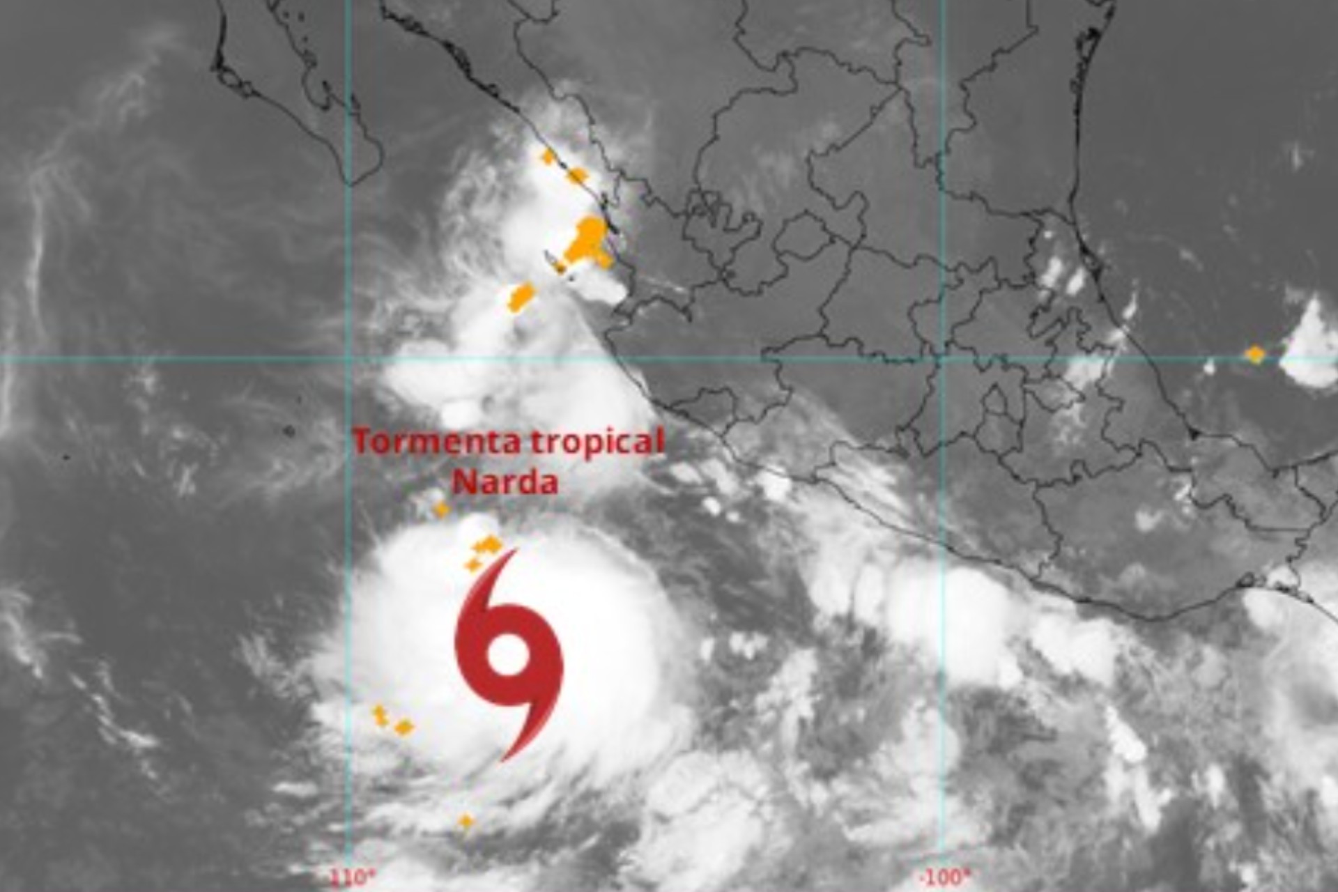 Tormenta tropical “Narda”: Trayectoria y estados afectados hoy 23 de septiembre Tormenta tropical “Narda”: Trayectoria y estados afectados hoy 23 de septiembre