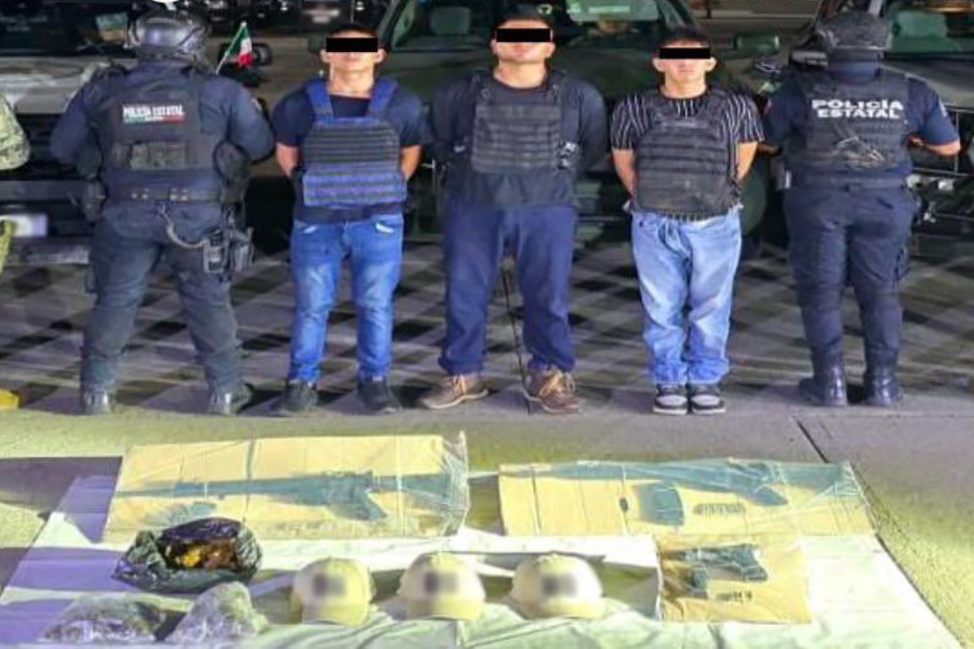 Detienen a tres hombres por extorsión en Centro, Tabasco Detienen a tres hombres por extorsión en Centro, Tabasco