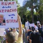 #FOTOS Protestan en España contra la ‘tiranía’ de Trump