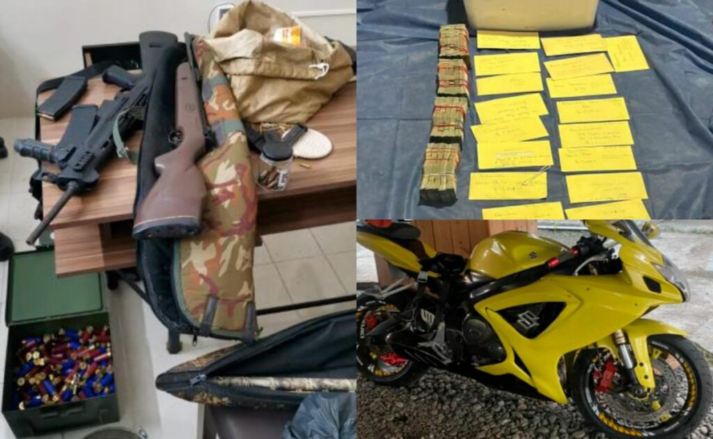 Aseguran armamento e inmuebles a célula delictiva en Veracruz