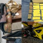 Aseguran armamento e inmuebles a célula delictiva en Veracruz