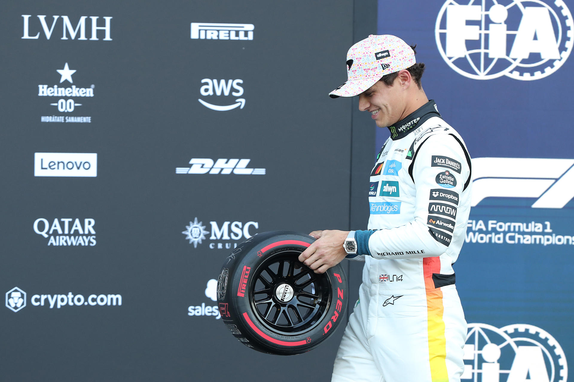 Norris: Estoy feliz, pero me concentro en mí mismo