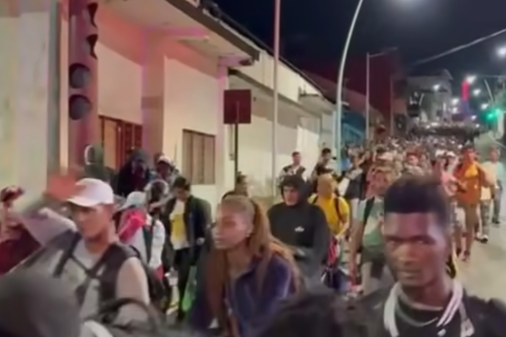 Sale nueva caravana migrante de Tapachula, Chiapas