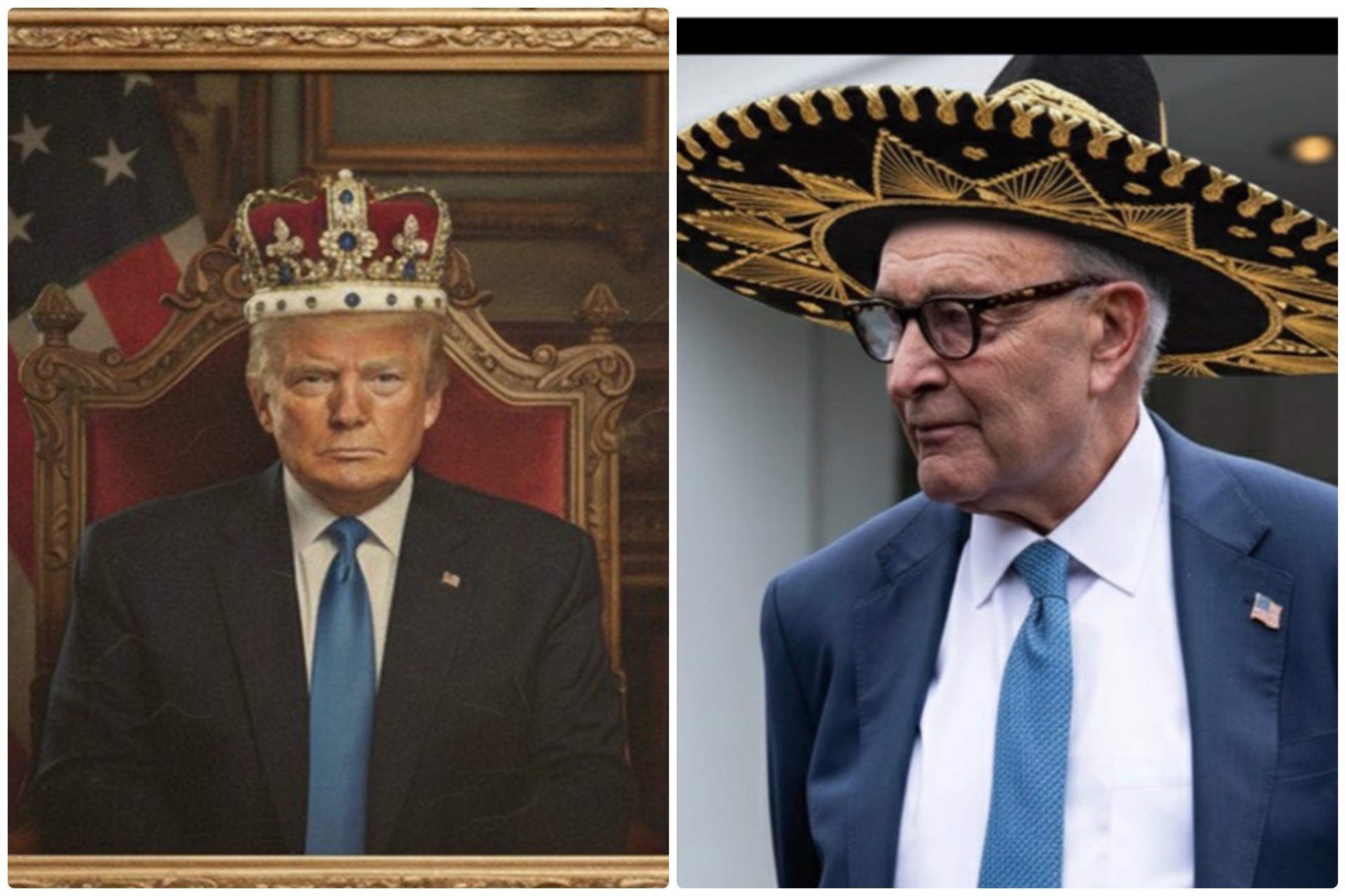 Casa Blanca responde a protestas de “No Kings”: coloca corona de rey a Trump y sombreros mexicanos a líderes demócratas Casa Blanca responde a protestas de “No Kings”: coloca corona de rey a Trump y sombreros mexicanos a líderes demócratas