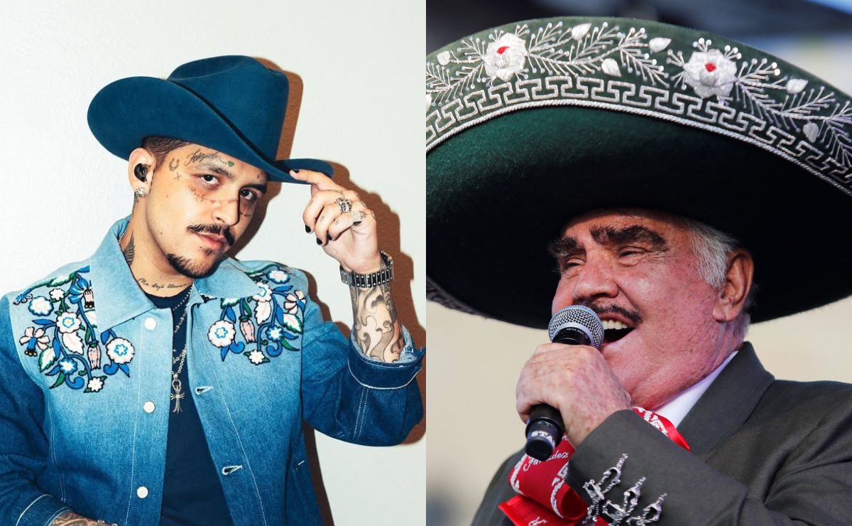 “Mi dueto más soñado”: Christian Nodal sorprende con canción junto a Vicente Fernández