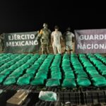 Decomisan metanfetamina, fentanilo y opio escondidos entre cajas de chile en Sonora