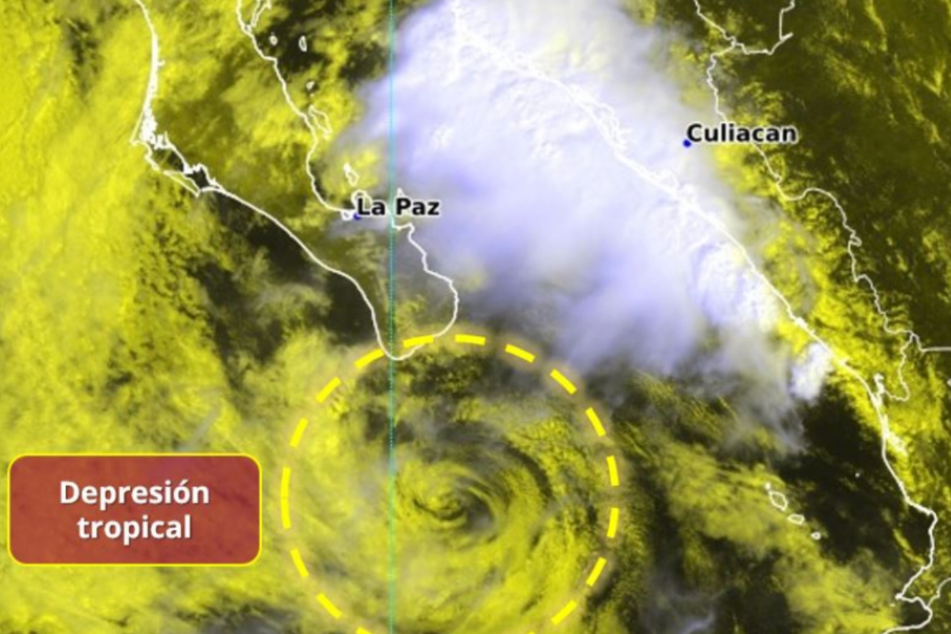 “Raymond” se degrada a depresión tropical antes de tocar tierra en México