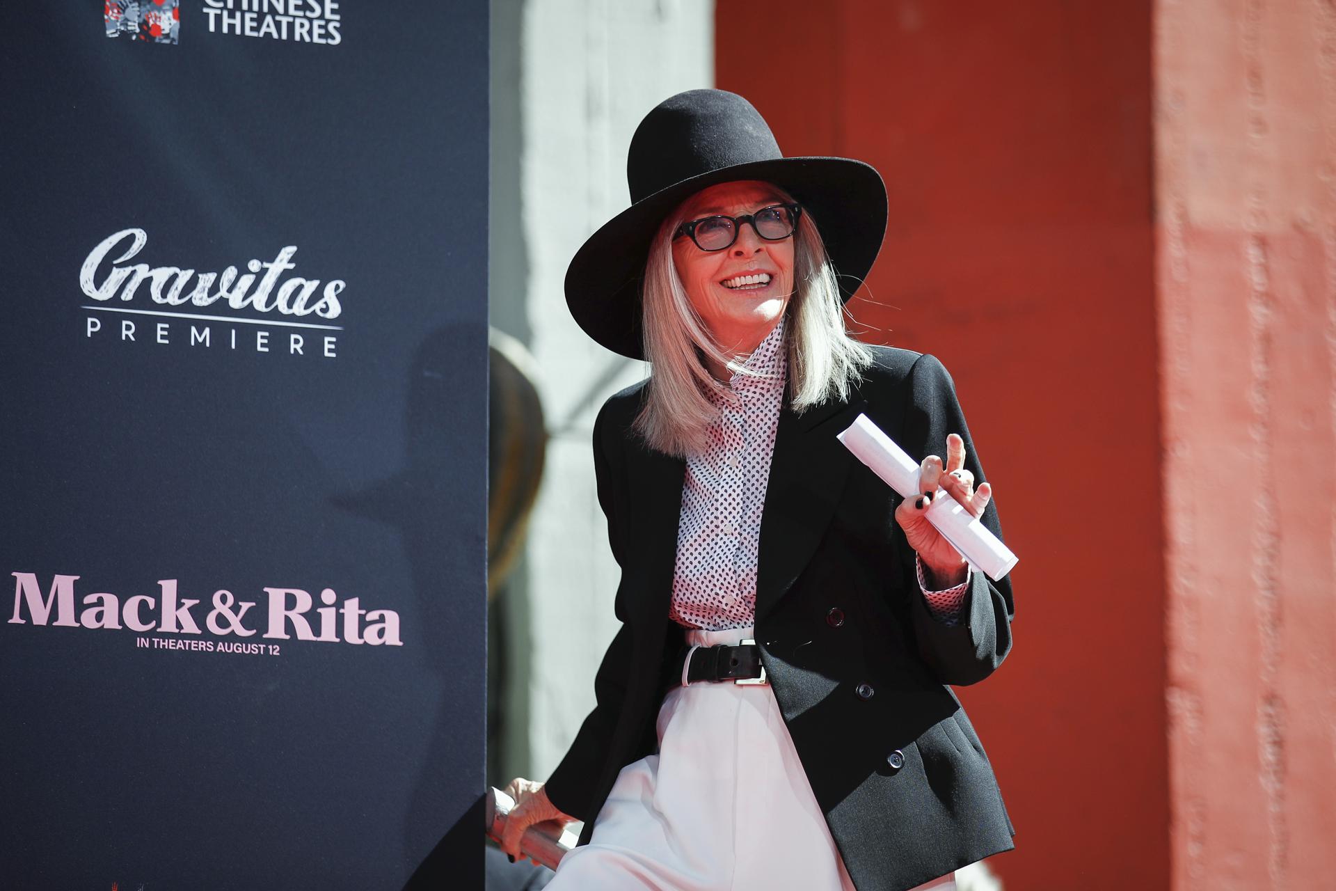 Murió la actriz Diane Keaton, ganadora del Oscar