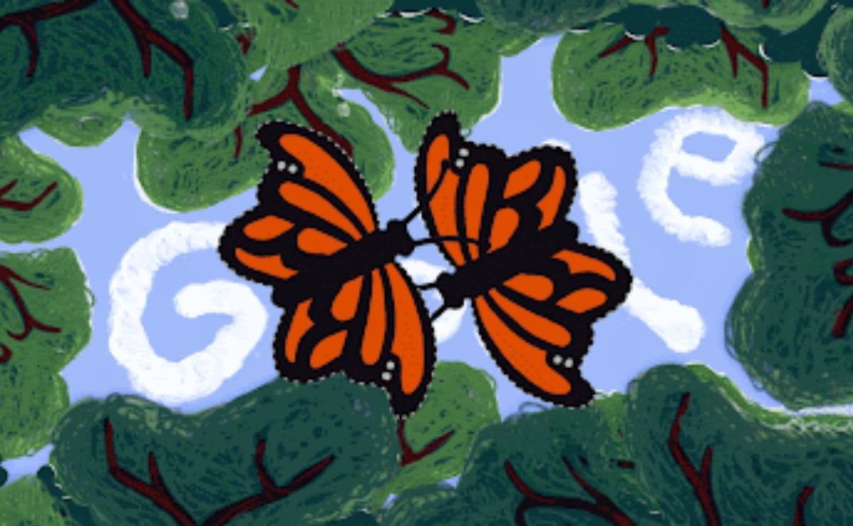 Google transforma la migración de la mariposa monarca en doodle Google transforma la migración de la mariposa monarca en doodle