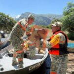 Ejército, Fuerza Aérea y Guardia Nacional mantienen labores de auxilio en cinco estados afectados por las lluvias