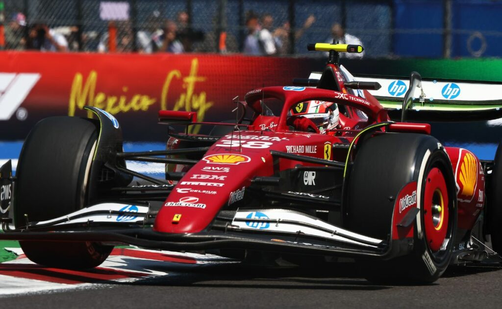 Leclerc marca el mejor tiempo en el primer libre del GP de México