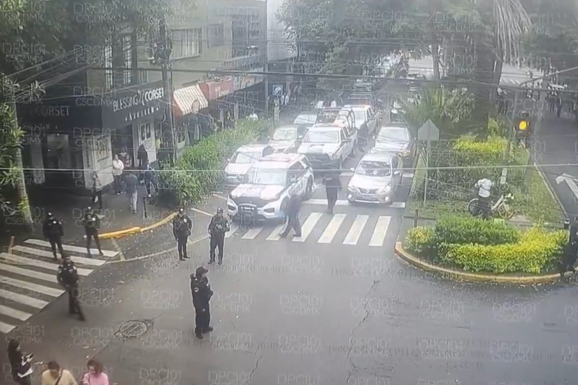 Fuga de gas en una pipa desata fuerte operativo en Polanco, CDMX