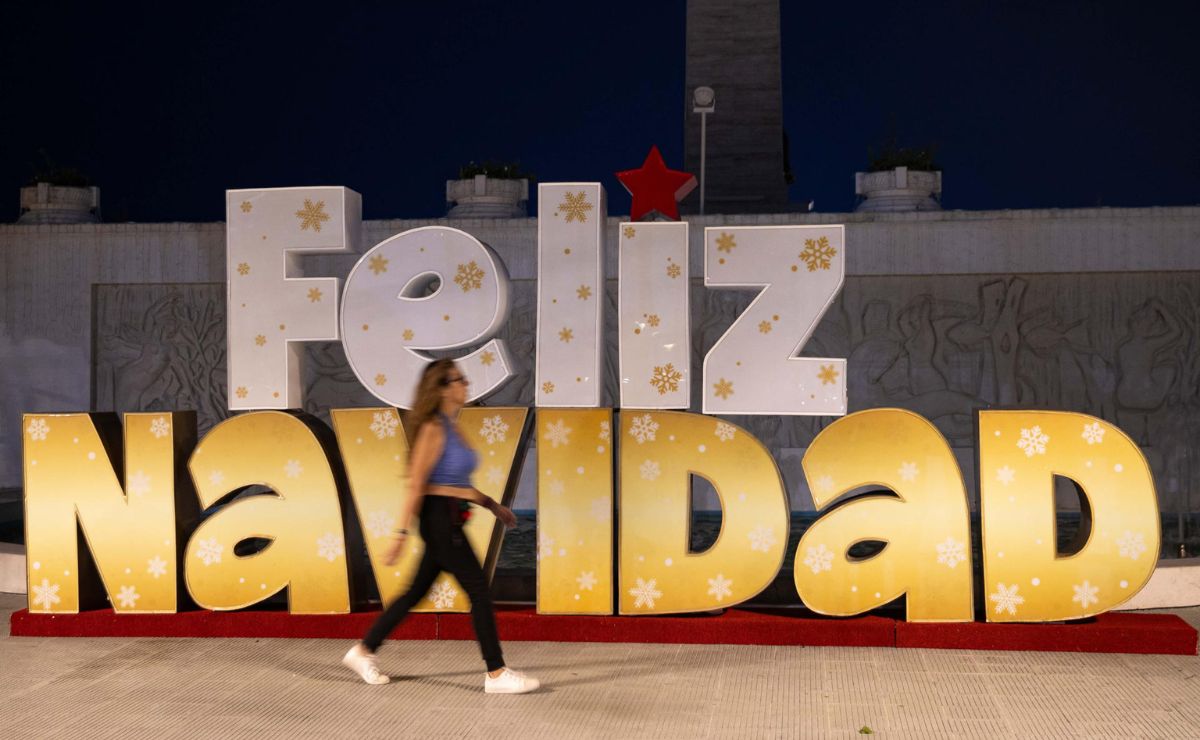 Venezuela celebra la Navidad en medio de tensiones con EE.UU. - letrero-de-feliz-navidad-en-venezuela