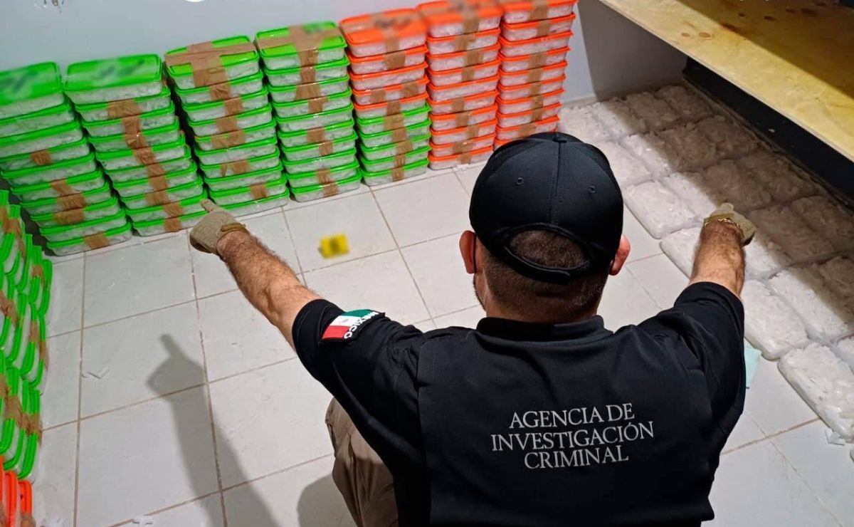 Aseguran 385 kg y 170 litros de metanfetamina en Culiacán