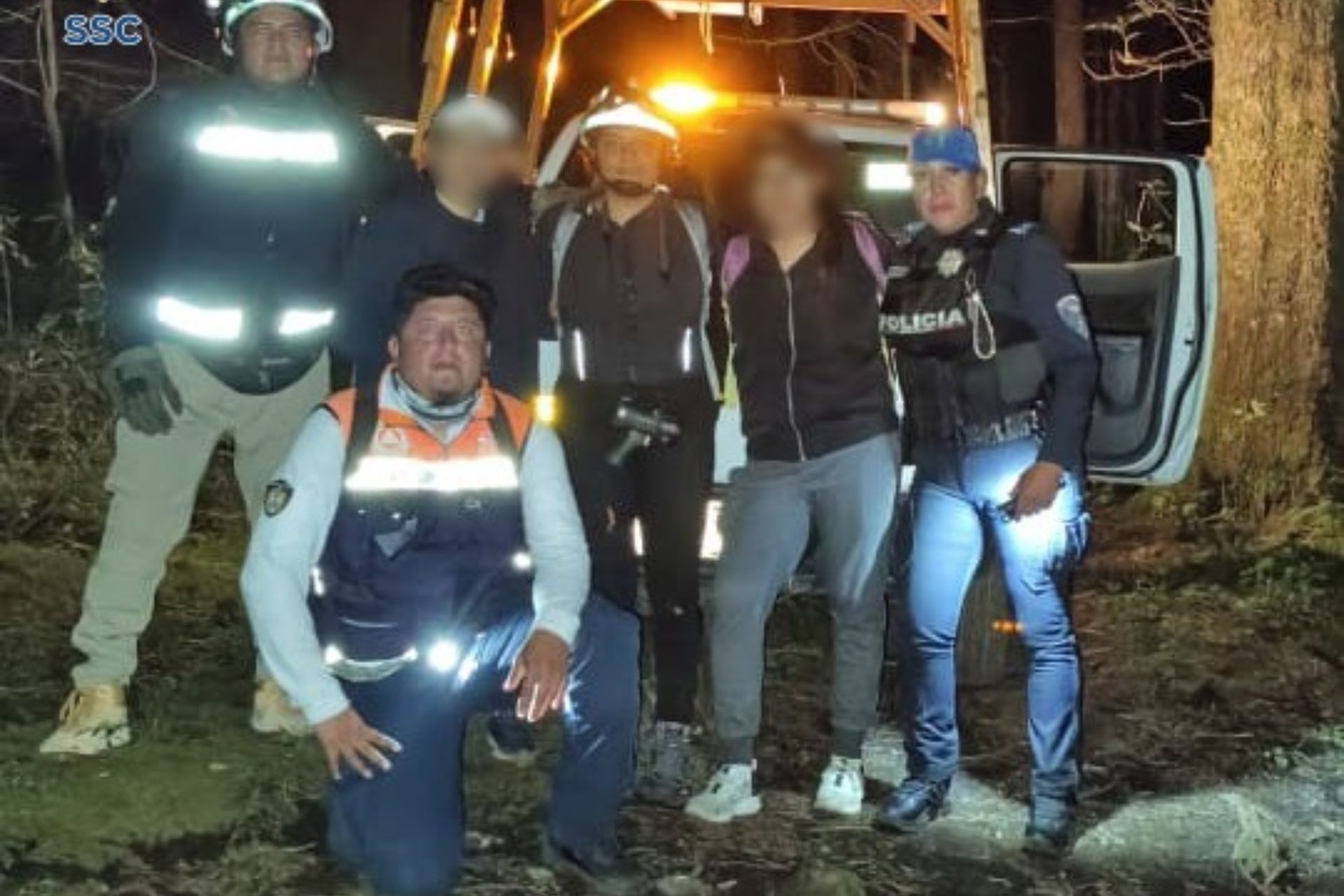 Policías de CDMX rescatan a dos mujeres extraviadas en el Parque Los Dinamos