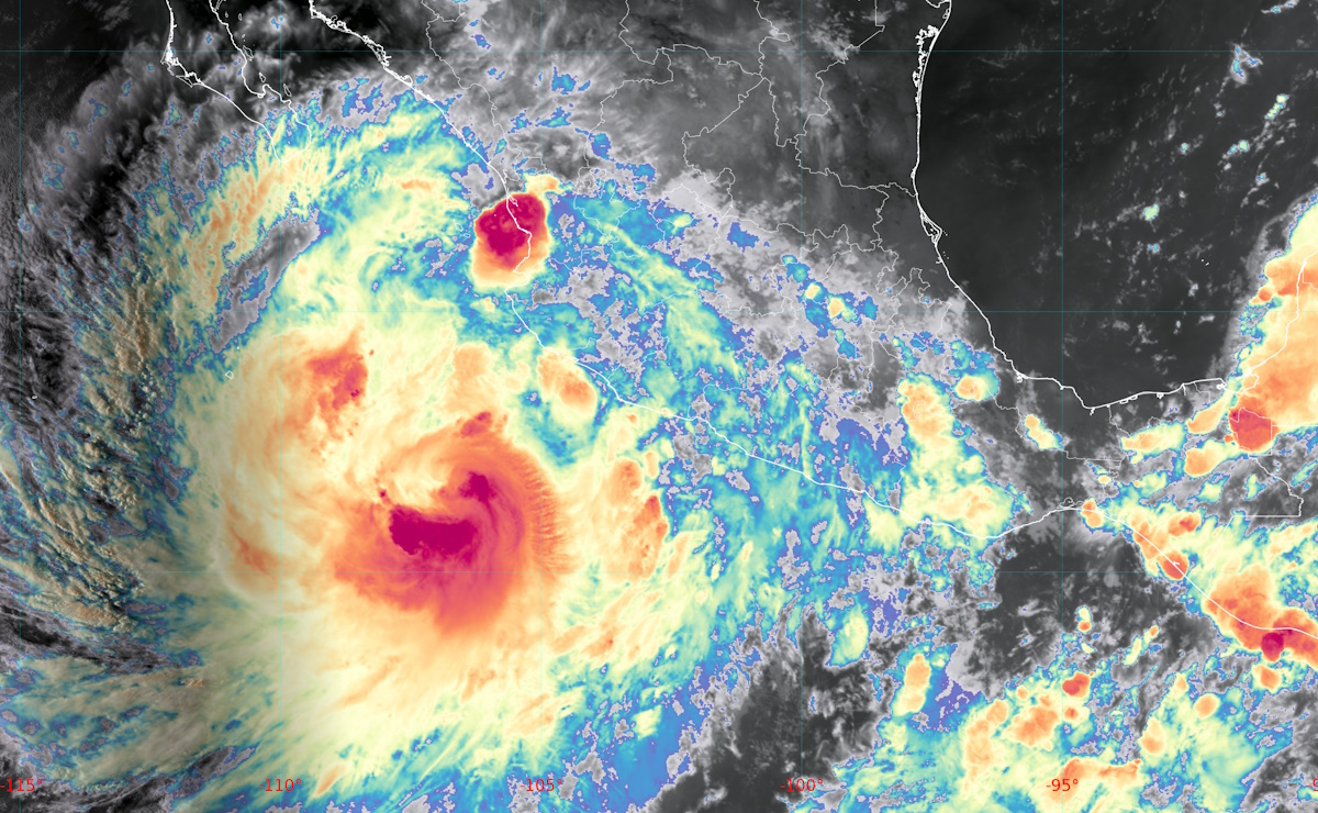 “Priscilla” provocará lluvias de intensas a torrenciales en cinco estados