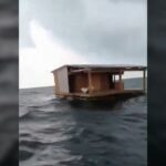 Video: Aparece el restaurante El Atracadero tras ser arrastrado por el río Tuxpan en Veracruz