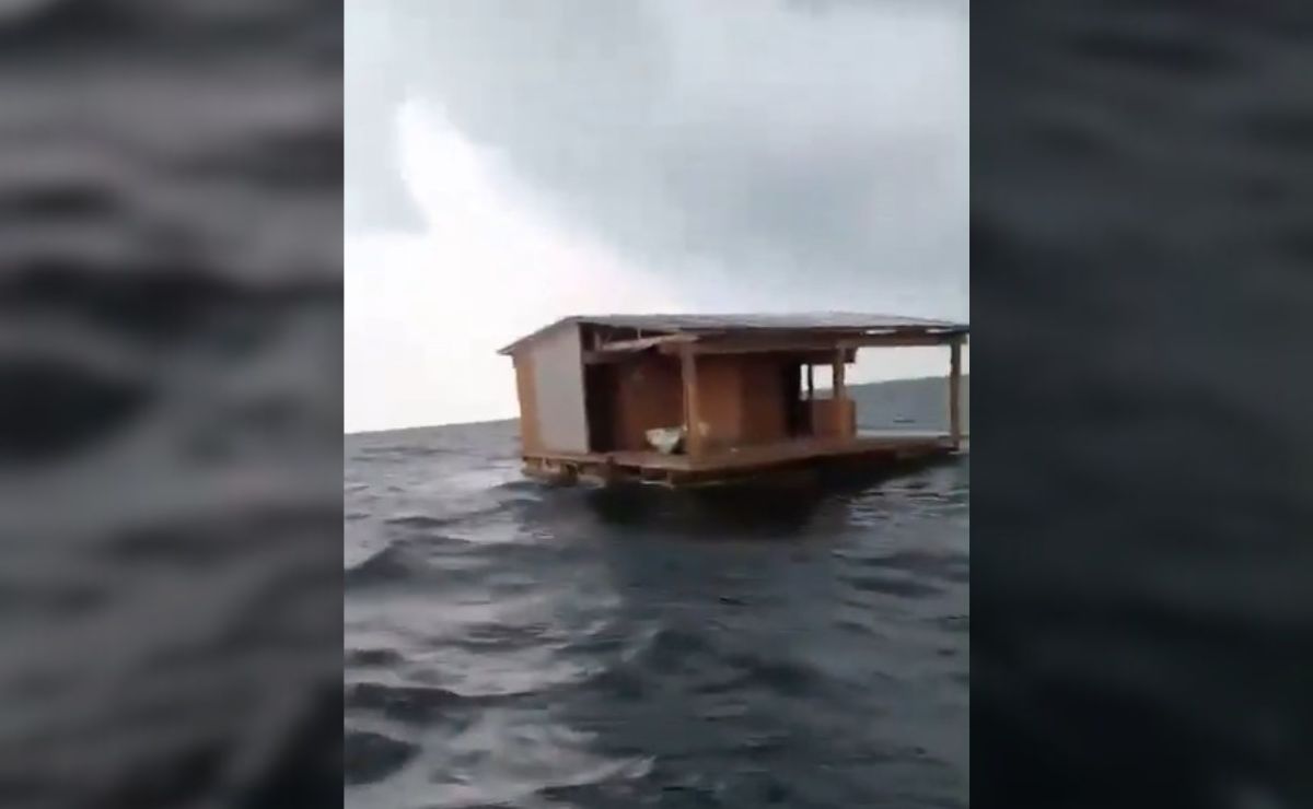 Video: Aparece el restaurante El Atracadero tras ser arrastrado por el río Tuxpan en Veracruz