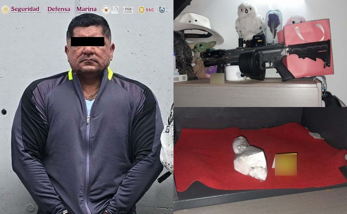 Detienen en CDMX a ‘Terry’, presunto miembro del Cártel Nuevo Imperio; portaba un lanzagranadas