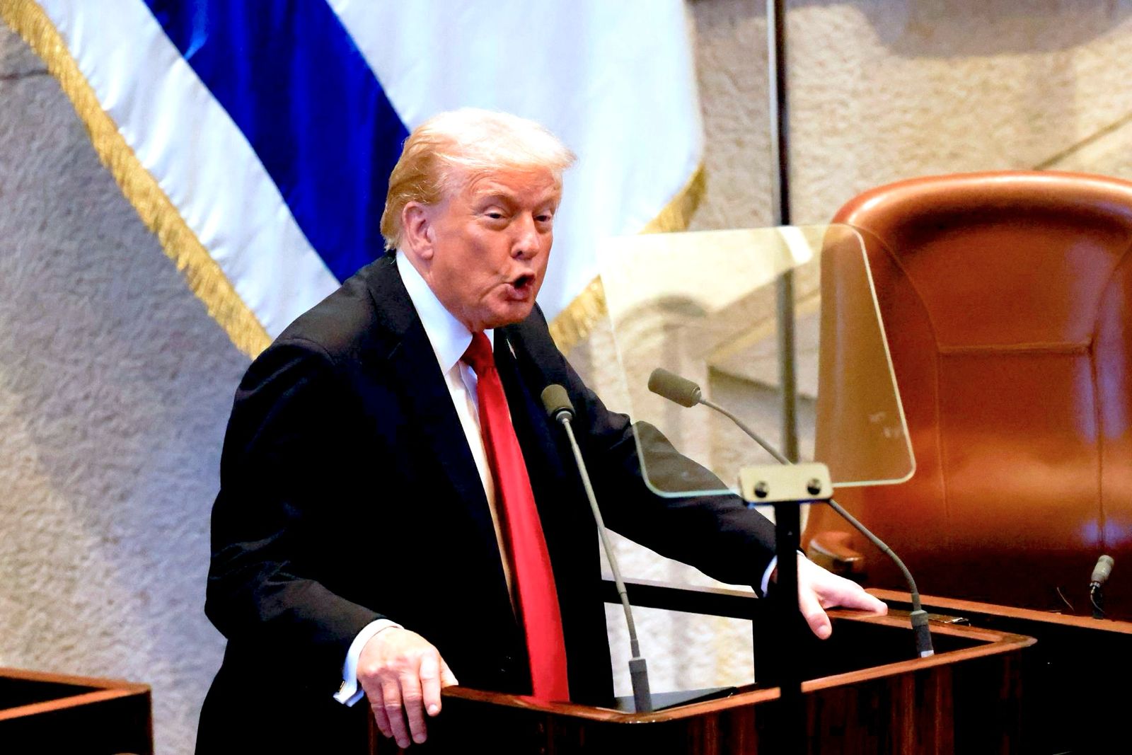 La otra cara de la moneda - trump-en-parlamento-israeli