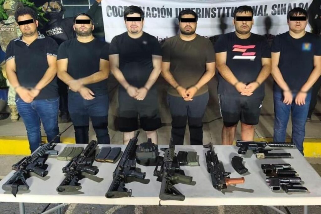 Operativo en Culiacán, Sinaloa, deja un delincuente abatido y seis más detenidos