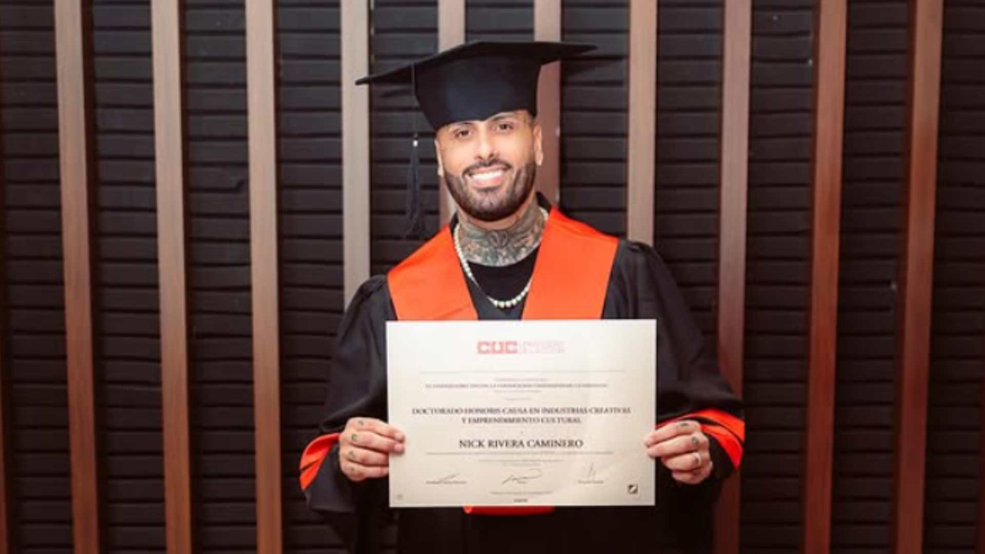 Universidad de la Costa, en Colombia, otorga doctorado honoris causa a Nicky Jam Universidad de la Costa, en Colombia, otorga doctorado honoris causa a Nicky Jam