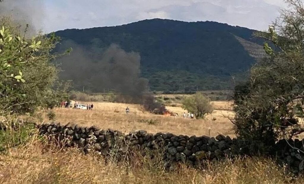 Accidente aéreo en Purépero, Michoacán