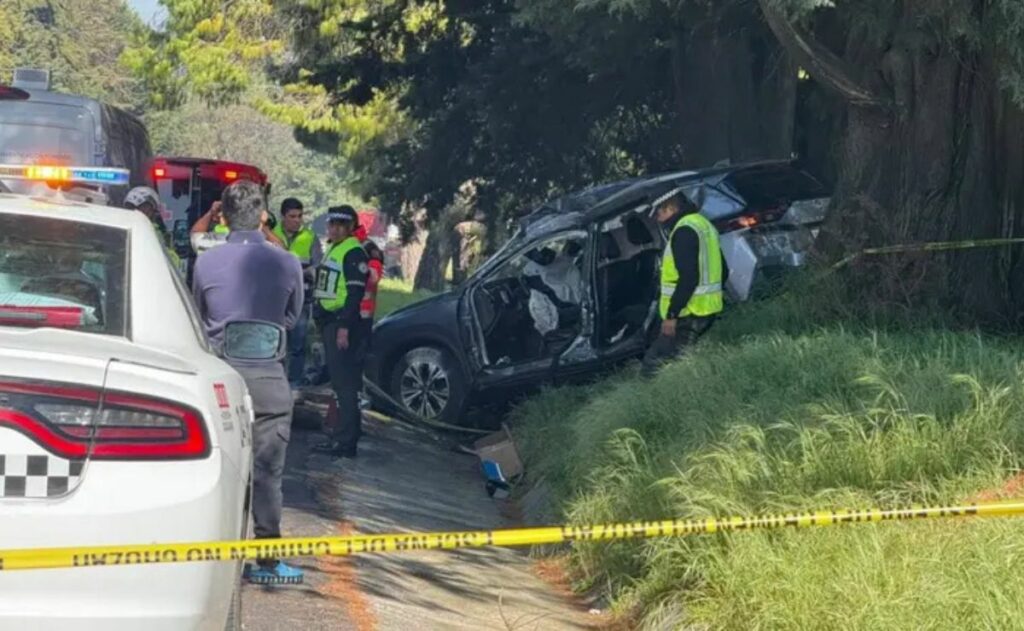Familia muere en accidente vial sobre la México-Cuernavaca