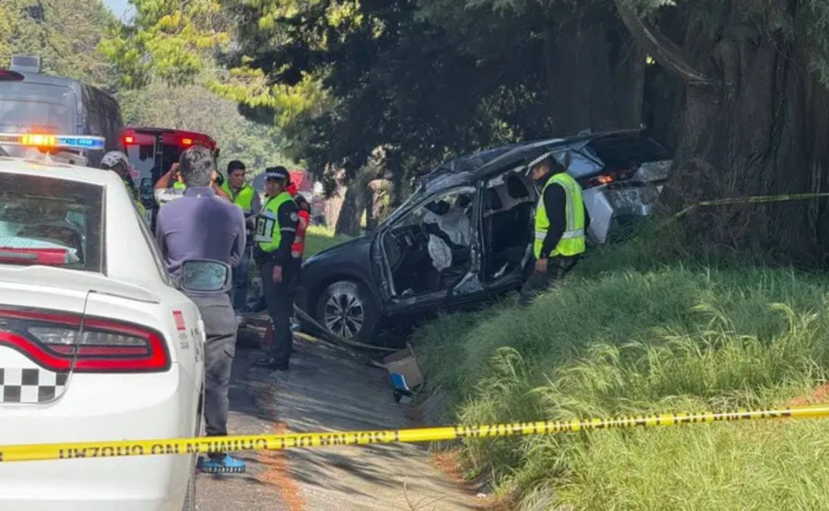 Familia muere en accidente vial sobre la México-Cuernavaca