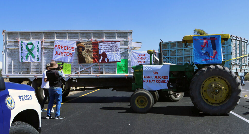 Agricultores de Guanajuato retoman bloqueos tras no llegar a acuerdo