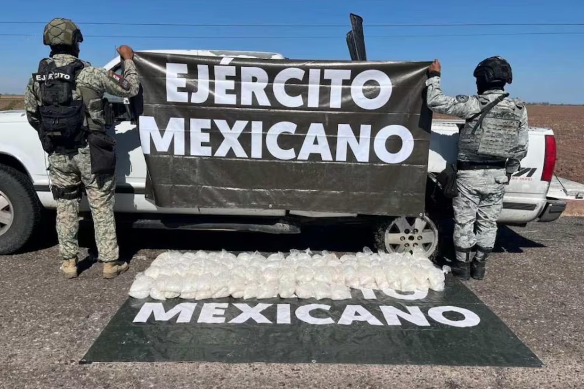 Aseguran casi 200 kilos de metanfetamina en Sonora