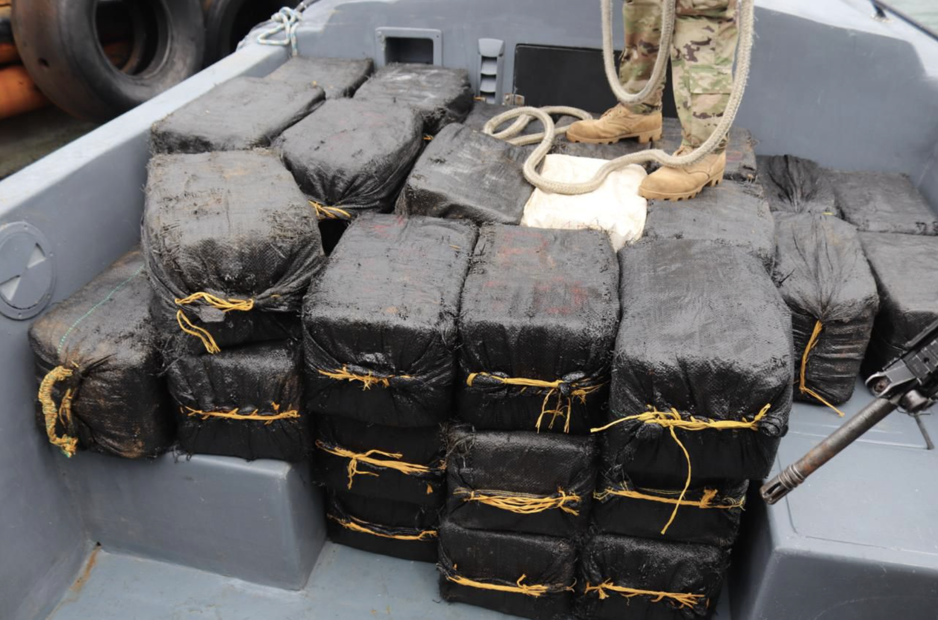 Decomisan en Panamá un barco con droga que tenía como destino México