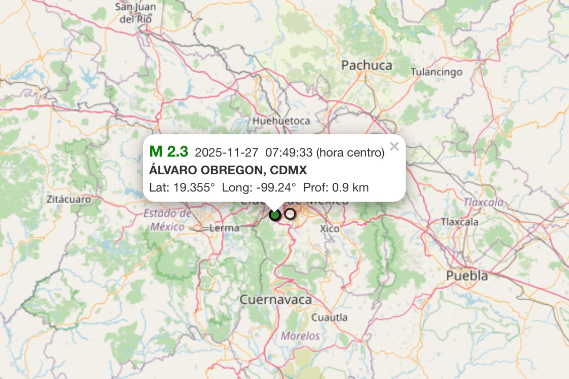 Microsismo en la CDMX: ¿De qué magnitud y en dónde fue el epicentro?