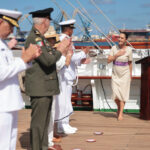 Claudia Sheinbaum aborda por primera vez el Buque Escuela Cuauhtémoc