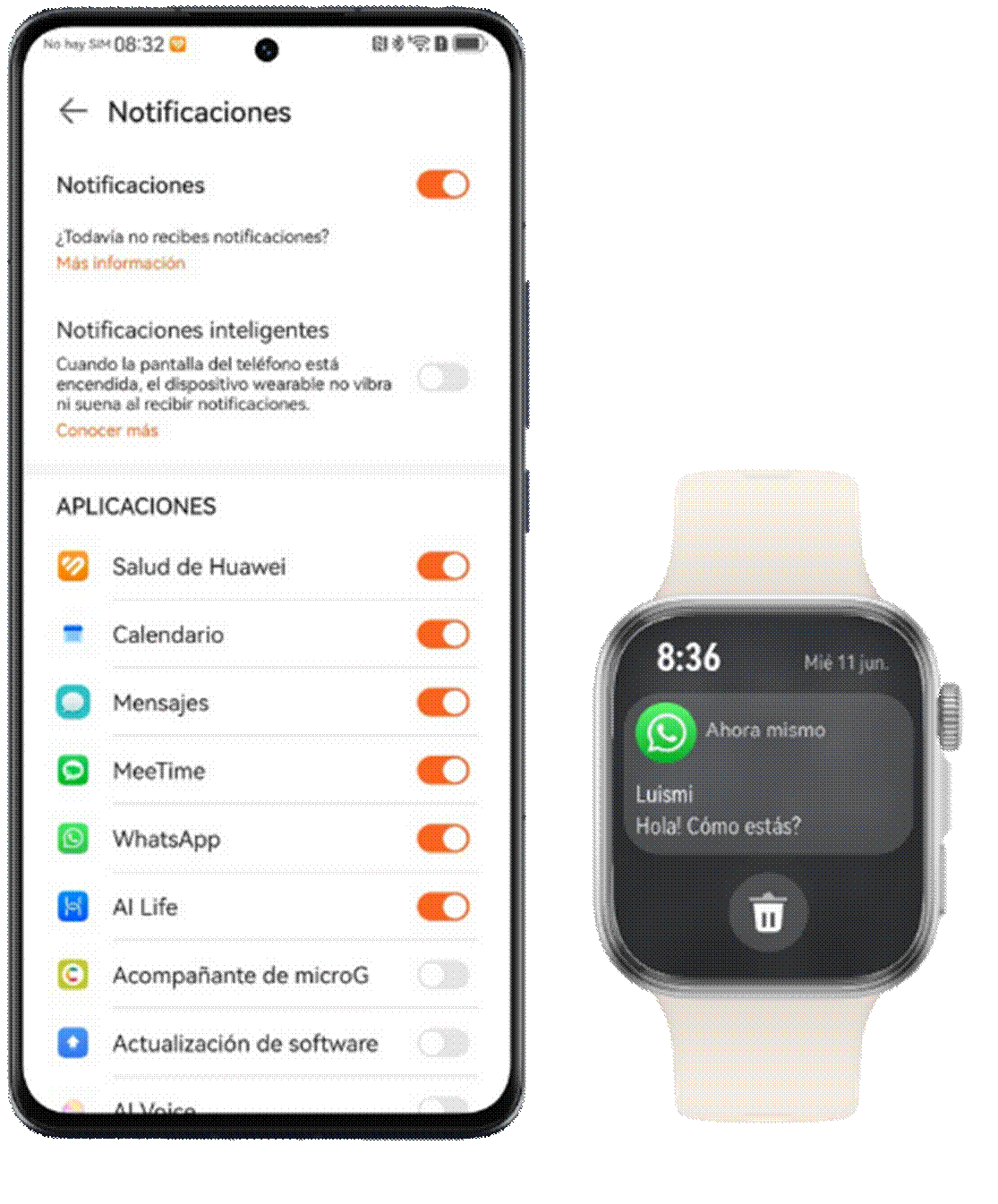 ¿Cómo configurar WhatsApp en smartwatches de Huawei? - configuracion-de-whatsapp-en-smartwatches-de-huawei