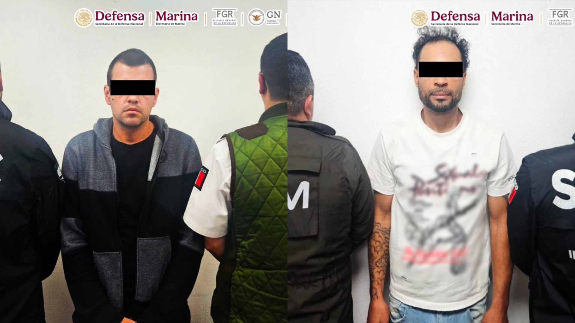 Detienen en CDMX a Pablo “N” y Emilio “N”, fugitivos buscados en EE.UU.