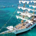 El Buque Escuela Cuauhtémoc llega a Cozumel