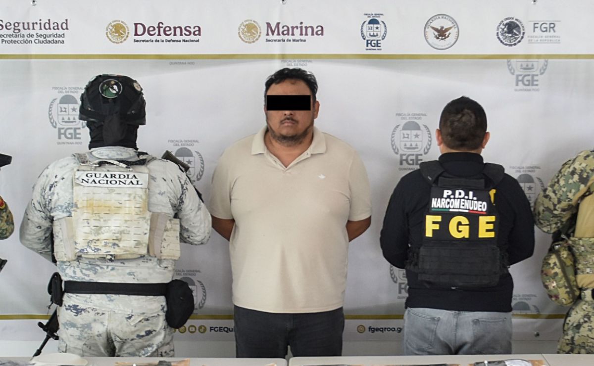 Detienen a ‘el Rayo’, líder del CJNG en Playa del Carmen