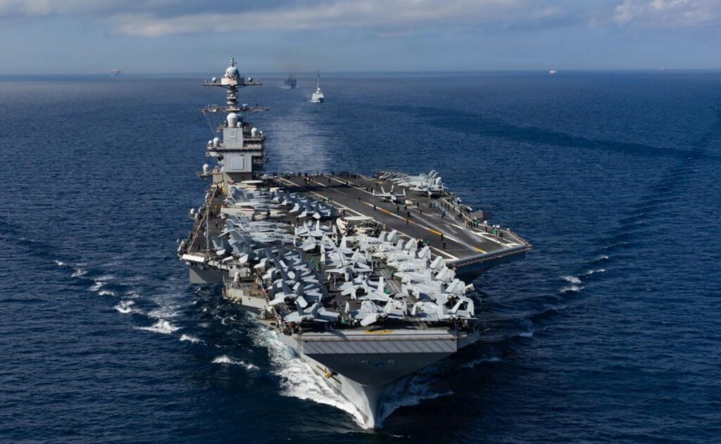 El portaaviones más grande de EE.UU. entra al Caribe en medio de disputa con Venezuela