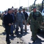 Harfuch recorre Uruapan; anuncia capacitación a policías municipales