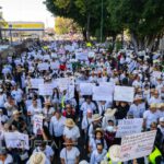 Videos: Marchan por la paz en Uruapan tras homicidio del alcalde Carlos Manzo