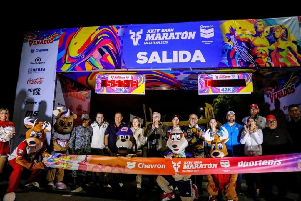 Mazatlán reúne a más de 6 mil corredores en el XXIV Maratón Internacional
